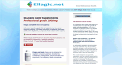 Desktop Screenshot of ellagic.net