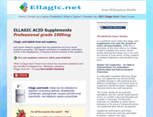 Tablet Screenshot of ellagic.net